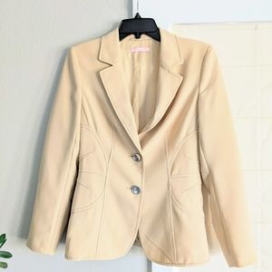 Basler Blazer Tan Women's Structured XS